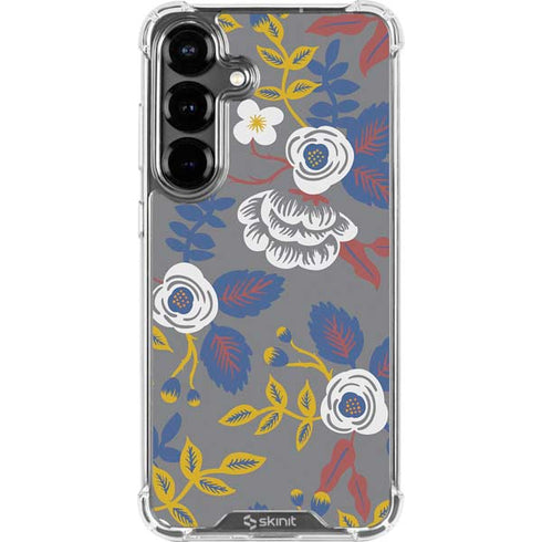 Autumn Grey Floral Galaxy S26 Plus Clear Case