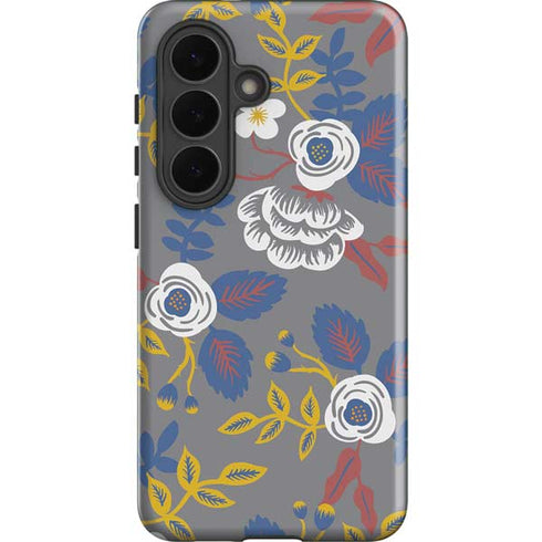 Autumn Grey Floral Galaxy S26 Plus Impact Case