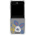 Autumn Grey Floral Galaxy Z Flip6 Clear Case