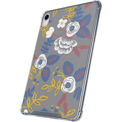 Autumn Grey Floral iPad 11th Gen (2025) Clear Case