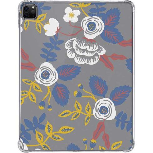 Autumn Grey Floral iPad Pro 11in (2024) Clear Case