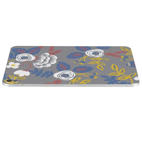 Autumn Grey Floral iPad Pro 13in M4 (2024) Skin