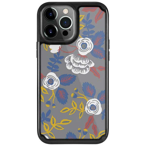 Autumn Grey Floral iPhone Cases