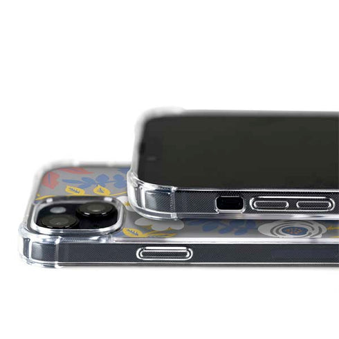 Autumn Grey Floral iPhone 14 MagSafe Case