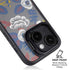 Autumn Grey Floral iPhone 14 Plus Kickstand Case