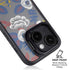 Autumn Grey Floral iPhone 15 Kickstand Case