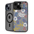 Autumn Grey Floral iPhone 15 Plus Kickstand Case