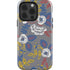 Autumn Grey Floral iPhone 15 Pro Impact Case