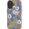 Autumn Grey Floral iPhone 16 Impact Case