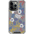 Autumn Grey Floral iPhone 16 Pro Clear Case