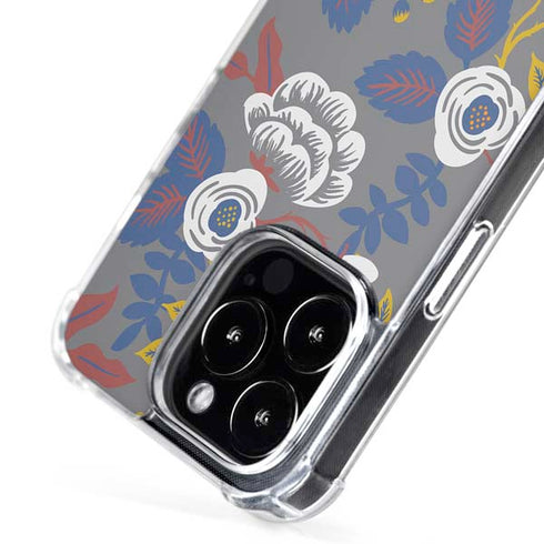 Autumn Grey Floral iPhone 16 Pro MagSafe Case