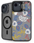 Autumn Grey Floral iPhone 16e Kickstand Case