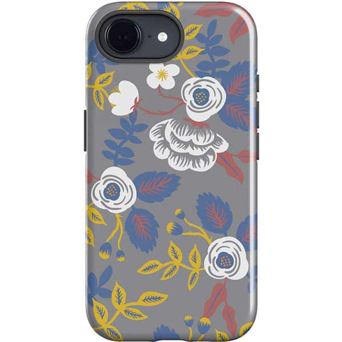Autumn Grey Floral iPhone 16e Impact Case