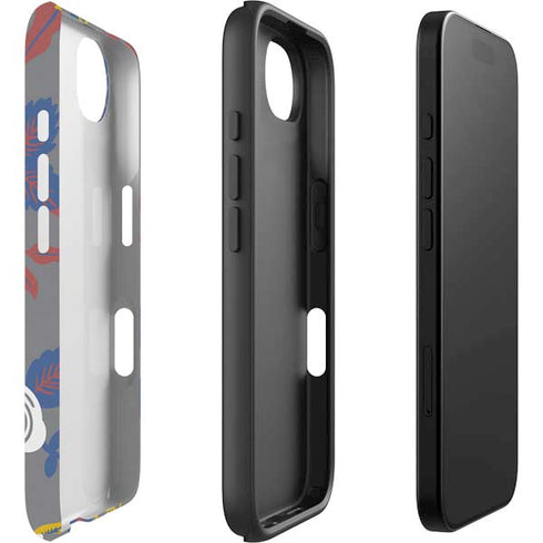 Autumn Grey Floral iPhone 16e Impact Case