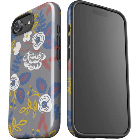 Autumn Grey Floral iPhone 16e Impact Case