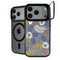 Autumn Grey Floral iPhone 18 Pro Kickstand Case