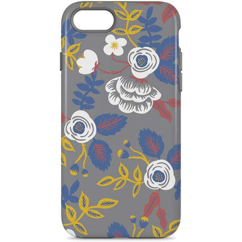 Autumn Grey Floral iPhone Cases