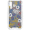 Autumn Grey Floral iPhone XS Clear Case