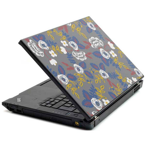 Autumn Grey Floral Lenovo T420 Skin
