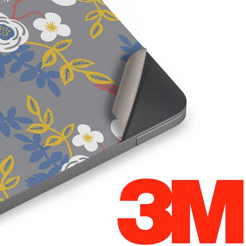 Autumn Grey Floral Apple MacBook Air Skin