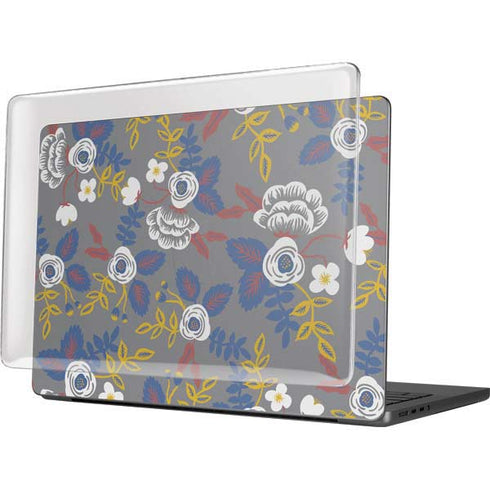 Autumn Grey Floral MacBook Pro 14in (2021-24) Case plus Skin