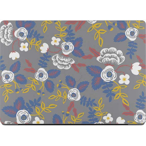 Autumn Grey Floral Apple MacBook Pro 14-inch Skin