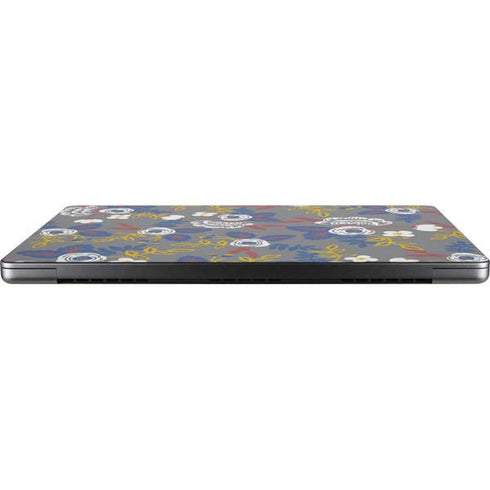 Autumn Grey Floral Apple MacBook Pro 14-inch Skin
