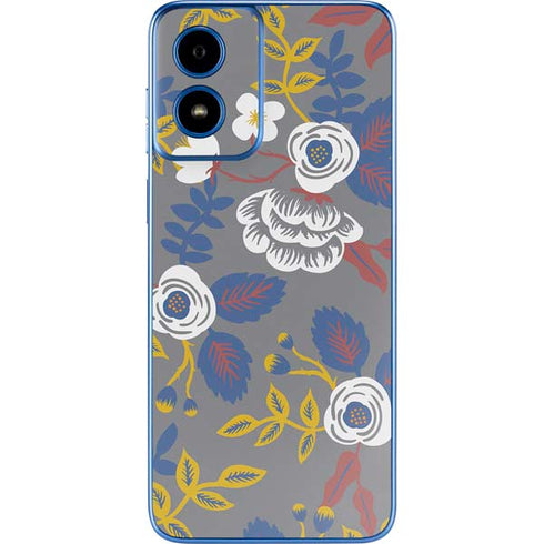 Autumn Grey Floral Moto G Play 4G (2024) Skin