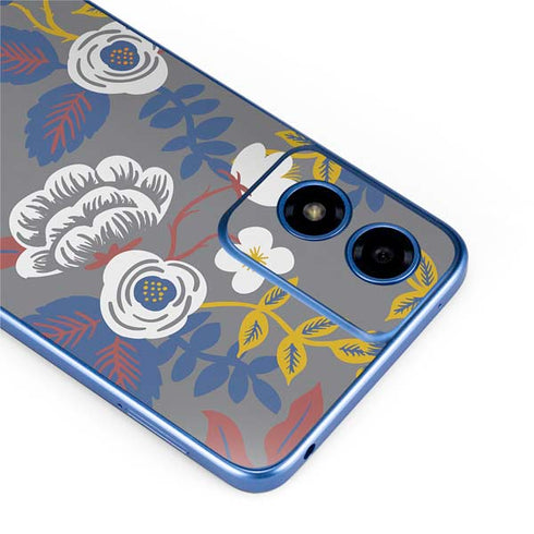 Autumn Grey Floral Moto G Play 4G (2024) Skin