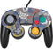 Autumn Grey Floral Nintendo GameCube Controller Skin
