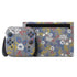 Autumn Grey Floral Nintendo Skins