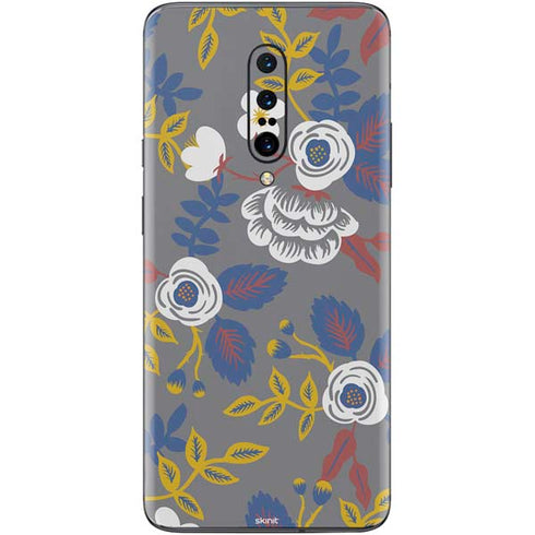 Autumn Grey Floral OnePlus 7 Pro Skin