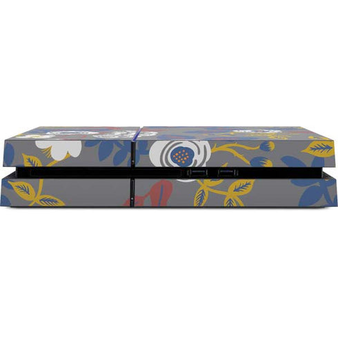 Autumn Grey Floral PS4 Console Skin