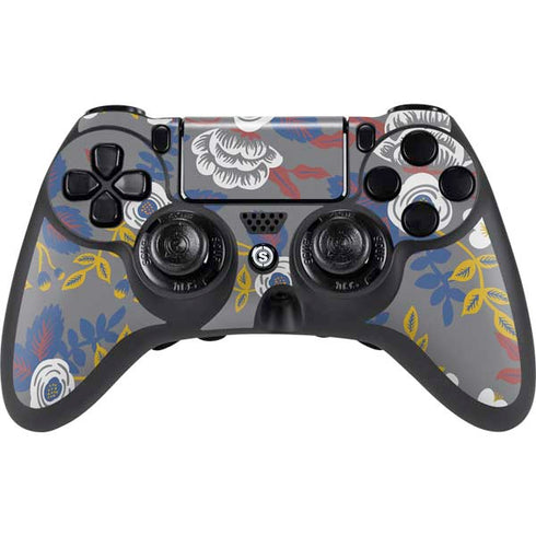 Autumn Grey Floral PlayStation PS4 Skins