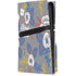 Autumn Grey Floral PS5 Pro Disk Console Skin