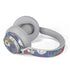 Autumn Grey Floral Surface Headphones Skin
