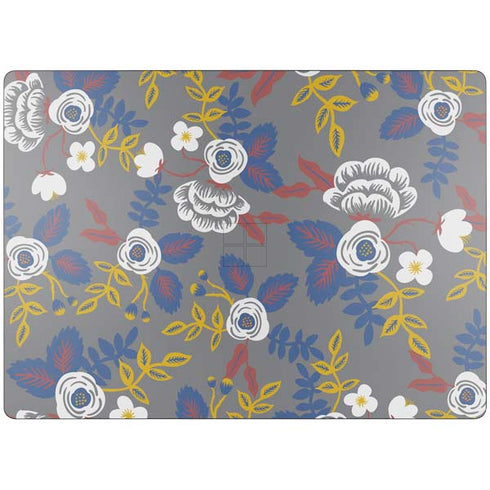 Autumn Grey Floral Surface Laptop 7 13.8in Skin