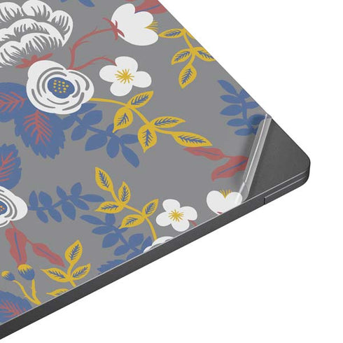 Autumn Grey Floral Surface Laptop 7 13.8in Skin