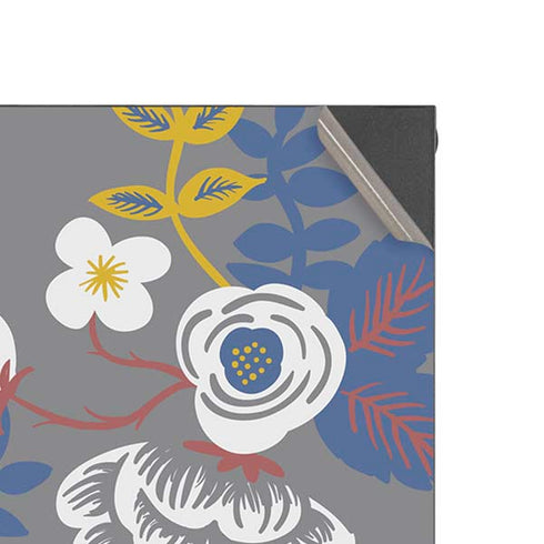 Autumn Grey Floral XBox Series X Digital Edition Console Skin