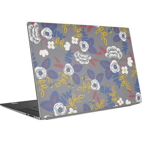 Autumn Grey Floral Dell XPS Skin