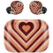 Autumn Heart Pattern Amazon Echo Buds Skin