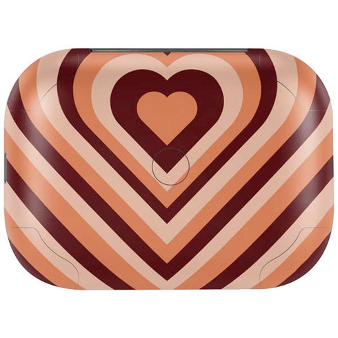 Autumn Heart Pattern Amazon Echo Buds Skin