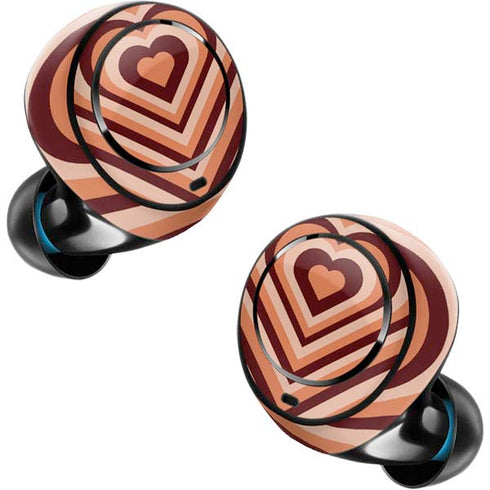 Autumn Heart Pattern Amazon Echo Buds Skin