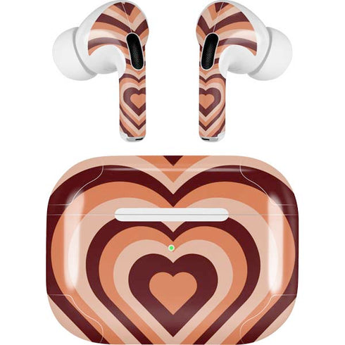 Autumn Heart Pattern Apple AirPods Pro Skin