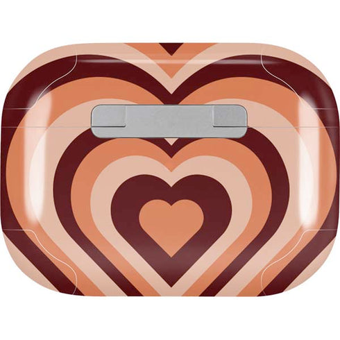 Autumn Heart Pattern Apple AirPods Pro Skin