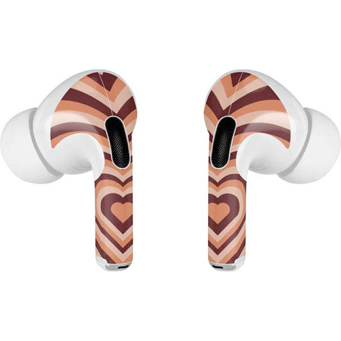 Autumn Heart Pattern Apple AirPods Pro Skin