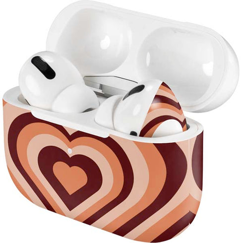 Autumn Heart Pattern Apple AirPods Pro Skin