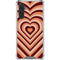 Autumn Heart Pattern Galaxy A17 Clear Case