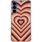 Autumn Heart Pattern Galaxy A55 5G Clear Case