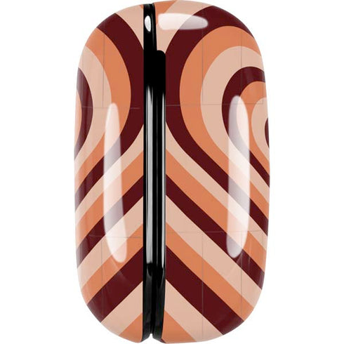 Autumn Heart Pattern Galaxy Buds Live Skin